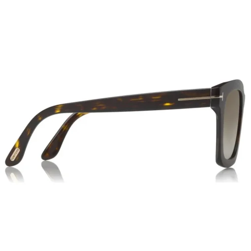 Tom Ford Eyewear Sunglasses & Eyewear-Tom Ford - Polarized Sari Sunglasses - Squared Acetate Sunglasses - Havana - FT0690-P - Sunglasses - - Avvenice