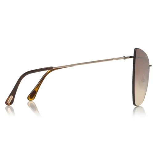 Tom Ford Eyewear Sunglasses & Eyewear-Tom Ford - Presley Sunglasses - Butterfly Acetate Sunglasses - FT0716 - Gold - - Avvenice