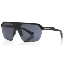 Tom Ford Eyewear Sunglasses & Eyewear-Tom Ford - Razor Sunglasses - Mask Shape Sunglasses - Black - FT0797 - Sunglasses - - Avvenice