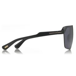 Tom Ford Eyewear Sunglasses & Eyewear-Tom Ford - Razor Sunglasses - Mask Shape Sunglasses - Black - FT0797 - Sunglasses - - Avvenice
