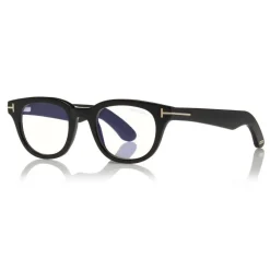 Tom Ford Eyewear Sunglasses & Eyewear-Tom Ford - Rectangle Optical Glasses - Rectangle Optical Glasses - Black - FT5558-B - Optical Glasses - - Avvenice