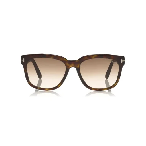 Tom Ford Eyewear Sunglasses & Eyewear-Tom Ford - Rhett Sunglasses - Square Acetate Sunglasses - Dark Havana - FT0714 - Sunglasses - - Avvenice