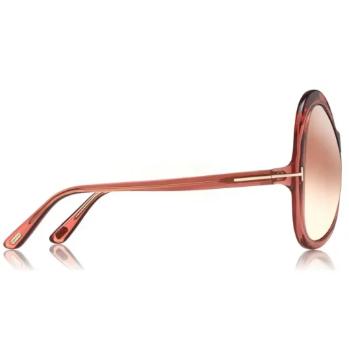 Tom Ford Eyewear Sunglasses & Eyewear-Tom Ford - Rose Sunglasses - Oval Acetate Sunglasses - Pink - FT0765 - Sunglasses - - Avvenice