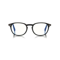 Tom Ford Eyewear Sunglasses & Eyewear-Tom Ford - Round Optical Glasses - Black - FT5583-B - Optical Glasses - - Avvenice