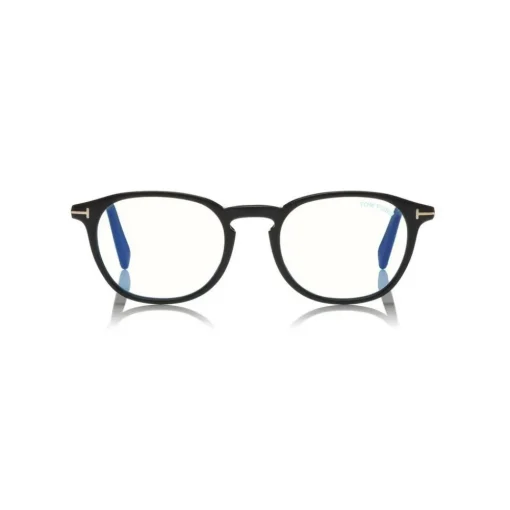 Tom Ford Eyewear Sunglasses & Eyewear-Tom Ford - Round Optical Glasses - Black - FT5583-B - Optical Glasses - - Avvenice