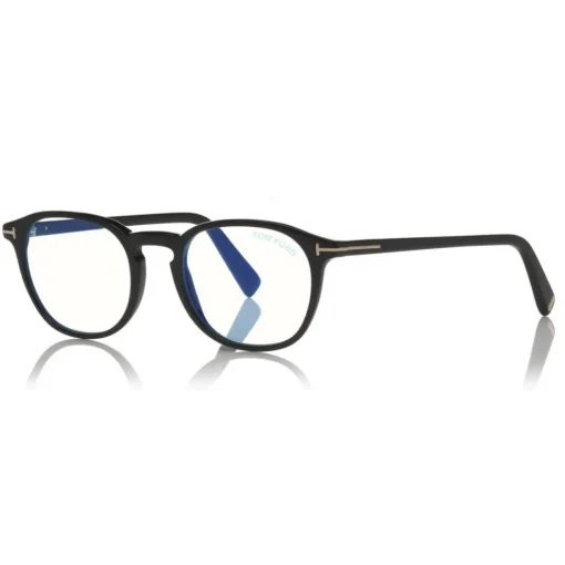 Tom Ford Eyewear Sunglasses & Eyewear-Tom Ford - Round Optical Glasses - Black - FT5583-B - Optical Glasses - - Avvenice