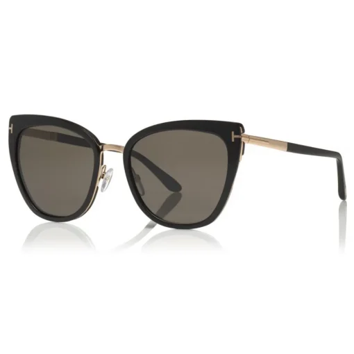 Tom Ford Eyewear Sunglasses & Eyewear-Tom Ford - Simona Sunglasses - Cat-Eye Acetate Sunglasses - Black - FT0717 - Sunglasses - - Avvenice