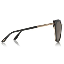 Tom Ford Eyewear Sunglasses & Eyewear-Tom Ford - Simona Sunglasses - Cat-Eye Acetate Sunglasses - Black - FT0717 - Sunglasses - - Avvenice