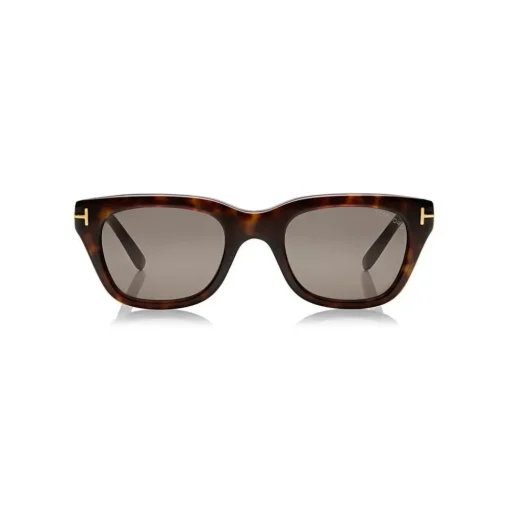 Tom Ford Eyewear Sunglasses & Eyewear-Tom Ford - Snowdon Sunglasses - Squared Acetate Sunglasses - Dark Havana - FT0237 - Sunglasses - - Avvenice