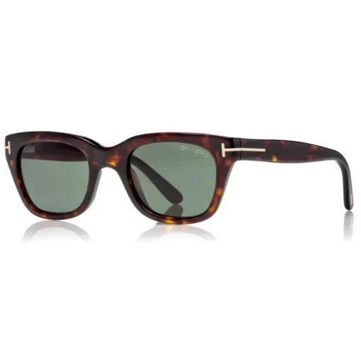 Tom Ford Eyewear Sunglasses & Eyewear-Tom Ford - Snowdon Sunglasses - Squared Acetate Sunglasses - Dark Havana - FT0237 - Sunglasses - - Avvenice