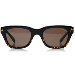 Tom Ford Eyewear Sunglasses & Eyewear-Tom Ford - Snowdon Sunglasses - Squared Acetate Sunglasses - Tortoise Black - FT0237 - Sunglasses - - Avvenice