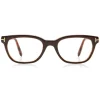 Tom Ford Eyewear Sunglasses & Eyewear-Tom Ford - Soft Round Optical Glasses - Round Acetate Optical Glasses - Brown - FT5207 - Optical Glasses - - Avvenice