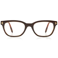Tom Ford Eyewear Sunglasses & Eyewear-Tom Ford - Soft Round Optical Glasses - Round Acetate Optical Glasses - Brown - FT5207 - Optical Glasses - - Avvenice