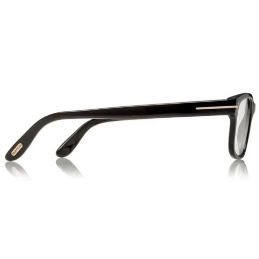 Tom Ford Eyewear Sunglasses & Eyewear-Tom Ford - Square Acetate Optical Frame - Black Silver - FT5313 - Optical Glasses - - Avvenice