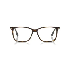 Tom Ford Eyewear Sunglasses & Eyewear-Tom Ford  - Square Optical Glasses - Dark Havana - FT5478-B - Optical Glasses - - Avvenice
