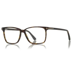 Tom Ford Eyewear Sunglasses & Eyewear-Tom Ford  - Square Optical Glasses - Dark Havana - FT5478-B - Optical Glasses - - Avvenice