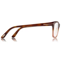 Tom Ford Eyewear Sunglasses & Eyewear-Tom Ford - Square Optical Glasses - Squared Acetate Optical Glasses - Dark Havana - FT5424 - Optical Glasses - - Avvenice