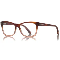 Tom Ford Eyewear Sunglasses & Eyewear-Tom Ford - Square Optical Glasses - Squared Acetate Optical Glasses - Dark Havana - FT5424 - Optical Glasses - - Avvenice