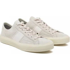 Tom Ford Shoes-- Suede Low Top Sneakers - Exclusive Luxury Collection - Avvenice