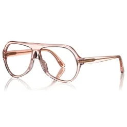 Tom Ford Eyewear Sunglasses & Eyewear-Tom Ford - Thomas Opticals Sunglasses - Pilot Style Sunglasses - Pink White - FT0732-O - Sunglasses - - Avvenice