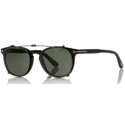 Tom Ford Eyewear Sunglasses & Eyewear-Tom Ford - Tom N.14 Sunglasses - Real Horn Squared Sunglasses - Blue - FT5498-P - Sunglasses - - Avvenice