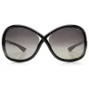 Tom Ford Eyewear Sunglasses & Eyewear-Tom Ford - Whitney Polarized Sunglasses - Round Metal Sunglasses - Black - FT0009P - Sunglasses - - Avvenice