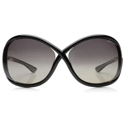 Tom Ford Eyewear Sunglasses & Eyewear-Tom Ford - Whitney Polarized Sunglasses - Round Metal Sunglasses - Black - FT0009P - Sunglasses - - Avvenice