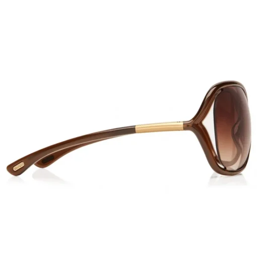Tom Ford Eyewear Sunglasses & Eyewear-Tom Ford - Whitney Sunglasses - Oversized Round Acetate Sunglasses - FT0009 - Brown - - Avvenice