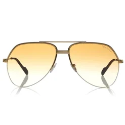 Tom Ford Eyewear Sunglasses & Eyewear-Tom Ford - Wilder Sunglasses - Pilot Acetate Sunglasses - FT0644 - Pink - - Avvenice