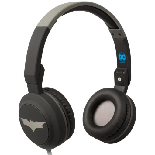 Tribe Audio-- Batman - DC Comics - Headphones with Foldable Microphone - 3.5 mm Jack - Smartphone, PC, PS4, Xbox - Avvenice
