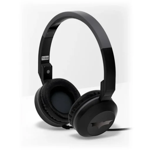 Tribe Audio-- Batman - DC Comics - Headphones with Foldable Microphone - 3.5 mm Jack - Smartphone, PC, PS4, Xbox - Avvenice