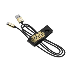 Tribe Accessories-- BB-8 Gold - Star Wars - Micro USB Cable - Data Transmission and Charging for Android, Samsung, HTC, Nokia, Sony - 120 cm - Avvenice