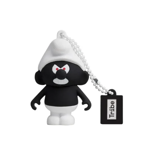 Tribe Accessories-- Black Smurf - The Smurfs - USB Flash Drive Memory Stick 8 GB - Pendrive - Data Storage - Flash Drive - Avvenice