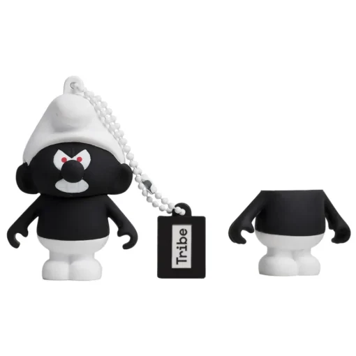 Tribe Accessories-- Black Smurf - The Smurfs - USB Flash Drive Memory Stick 8 GB - Pendrive - Data Storage - Flash Drive - Avvenice