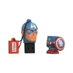 Tribe Accessories-- Captain America - Marvel - USB Flash Drive Memory Stick 8 GB - Pendrive - Data Storage - Flash Drive - Avvenice
