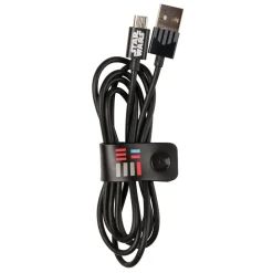 Tribe Accessories-- Darth Vader - Star Wars - Micro USB Cable - Data and Charging for Android, Samsung, HTC, Nokia, Sony - 120 cm - Avvenice