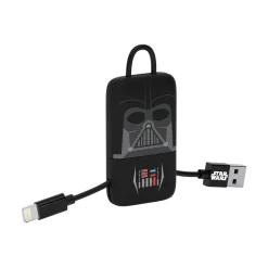 Tribe Accessories-- Darth Vader - Star Wars - Lightning USB Cable - Keychain - Data and Charging for Apple, iPhone - MFi Certified - 22 cm - Avvenice