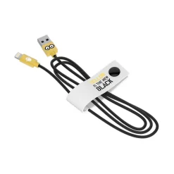 Tribe Accessories-- Jail Time - Minions - Lightning USB Cable - Data Transmission and Charging for Apple, iPhone - MFi Certified - 120 cm - Avvenice