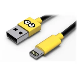 Tribe Accessories-- Jail Time - Minions - Lightning USB Cable - Data Transmission and Charging for Apple, iPhone - MFi Certified - 120 cm - Avvenice