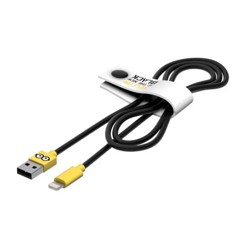 Tribe Accessories-- Jail Time - Minions - Lightning USB Cable - Data Transmission and Charging for Apple, iPhone - MFi Certified - 120 cm - Avvenice