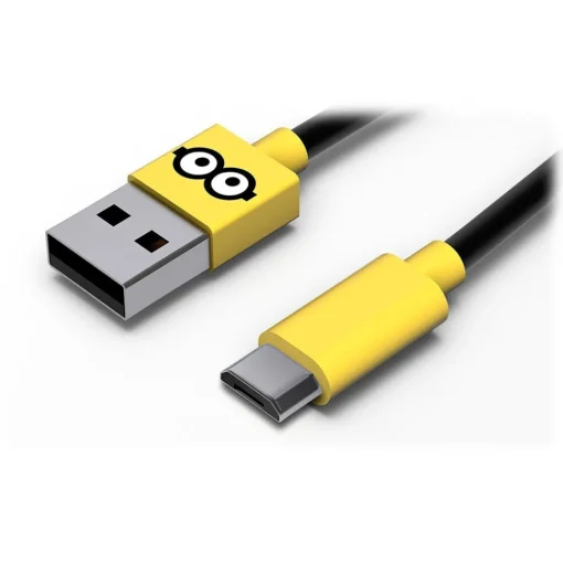 Tribe Accessories-- Jail Time - Minions - Micro USB Cable - Data Transmission and Charging for Android, Samsung, HTC, Nokia, Sony - 120 cm - Avvenice