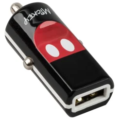 Tribe Accessories-- Mickey Mouse - Disney - Car Charger - Fast Car Charge - USB Charger - iPhone, iPad, Tablet, Samsung, Smartphone - Avvenice