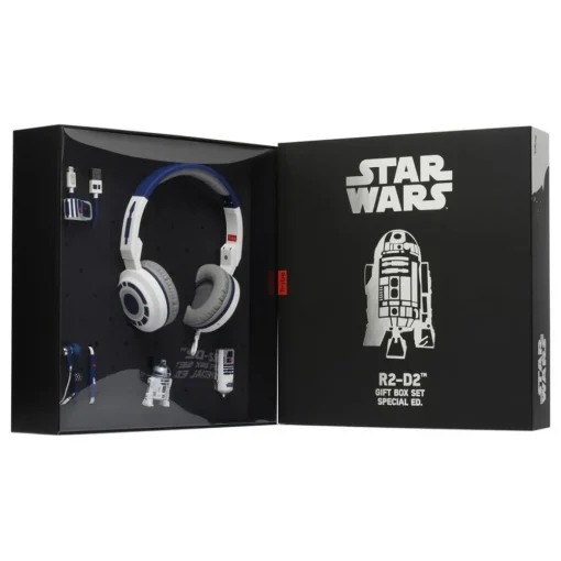 Tribe Accessories|Audio-- R2-D2 - Star Wars - Gift Box - 16 GB USB Stick - Car Charger - Earphones - On-Ear Headphones - Micro USB Cable - Avvenice