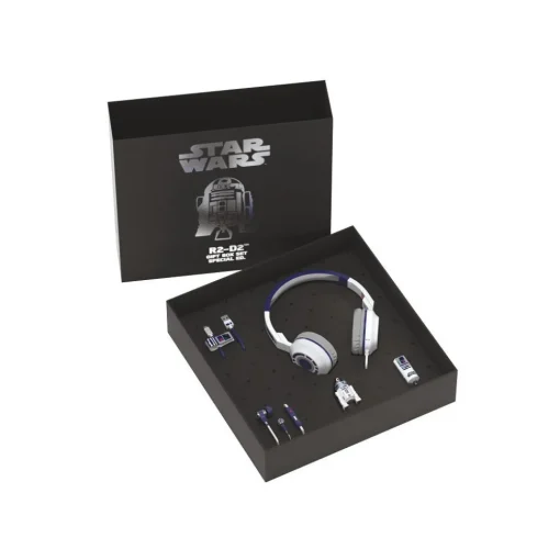 Tribe Accessories|Audio-- R2-D2 - Star Wars - Gift Box - 16 GB USB Stick - Car Charger - Earphones - On-Ear Headphones - Micro USB Cable - Avvenice