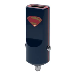 Tribe Accessories-- Superman - DC Comics - Car Charger - Fast Car Charge - USB Charger - iPhone, iPad, Tablet, Samsung, Smartphone - Avvenice