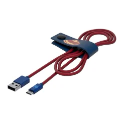 Tribe Accessories-- Superman - DC Comics - Micro USB Cable - Data Transmission and Charging for Android, Samsung, HTC, Nokia, Sony - 120 cm - Avvenice