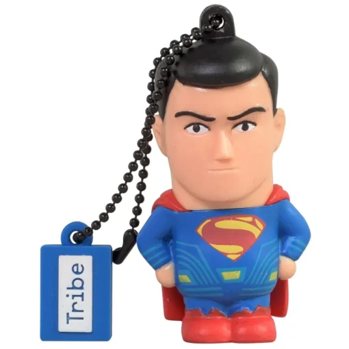 Tribe Accessories-- Superman Movie - DC Comics - USB Flash Drive Memory Stick 16 GB - Pendrive - Data Storage - Flash Drive - Avvenice