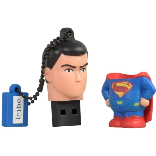 Tribe Accessories-- Superman Movie - DC Comics - USB Flash Drive Memory Stick 16 GB - Pendrive - Data Storage - Flash Drive - Avvenice