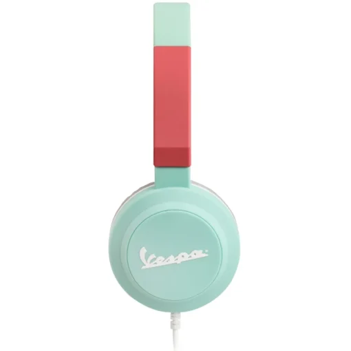 Tribe Audio-- Vespa Aquamarine - Vespa Special - Headphones with Foldable Microphone - 3.5 mm Jack - Smartphone, PC, PS4 and Xbox - Avvenice
