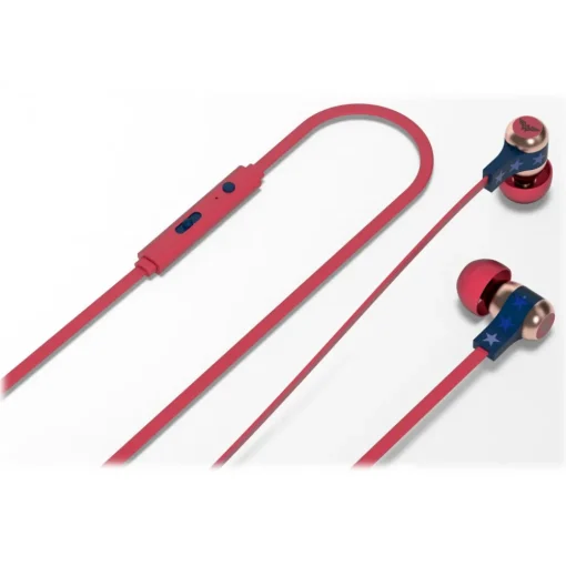 Tribe Audio-- Wonder Woman - DC Comics - Earphones with Microphone and Multifunctional Command - Smartphone - Avvenice